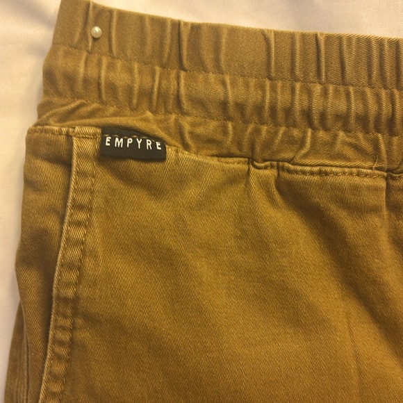 NWOT Empyre Cargo Chino Pull On Casual Loungewear Streetwear Men’s Short Medium - Picture 6 of 10